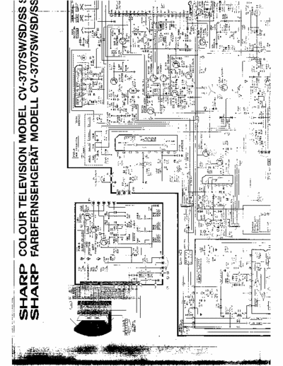 Sharp CV-3707 Sharp CV-3707 chassis 5PSR1